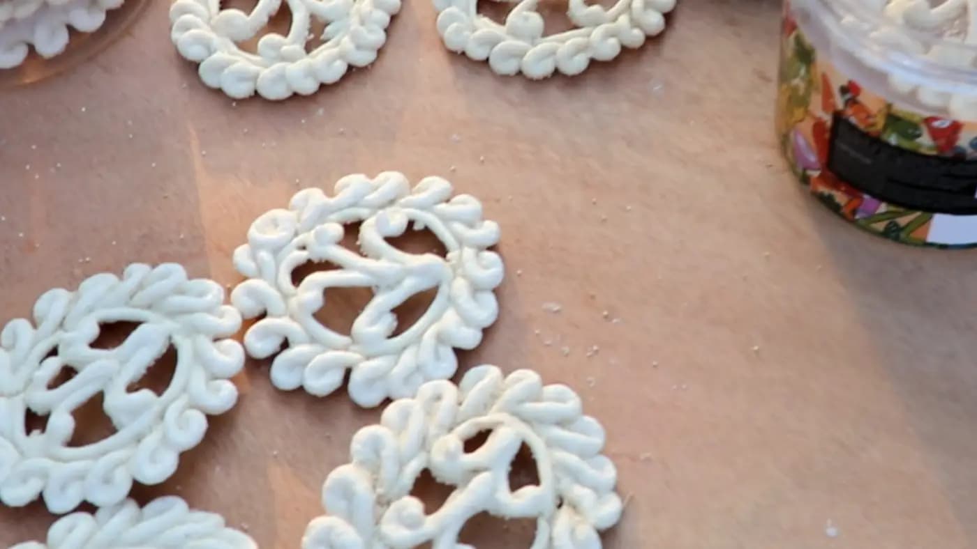Gohona Bori pieces drying on a board