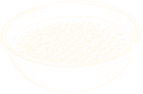 A bowl of lentils soaking in water