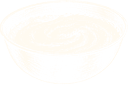 A bowl of smooth, beaten lentil batter